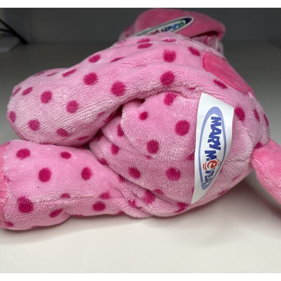 Vintage Mary Meyer Doggy Dots Plush 12” Pink Dog Polka Dot Stuffed Bean Bag NWT - Picture 9 of 12